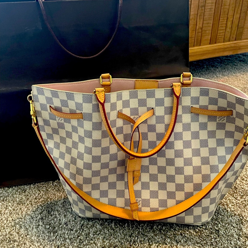N41579 Louis Vuitton Damier Azur Purse